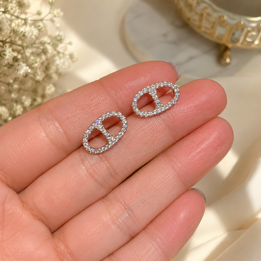 Crystal Halo Earrings