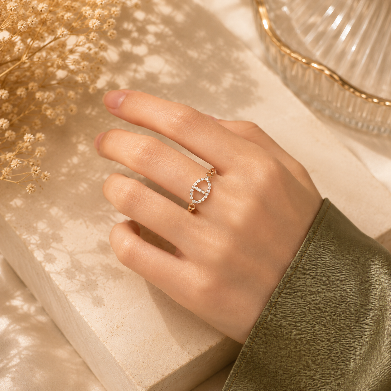 Crystal Elegance Ring