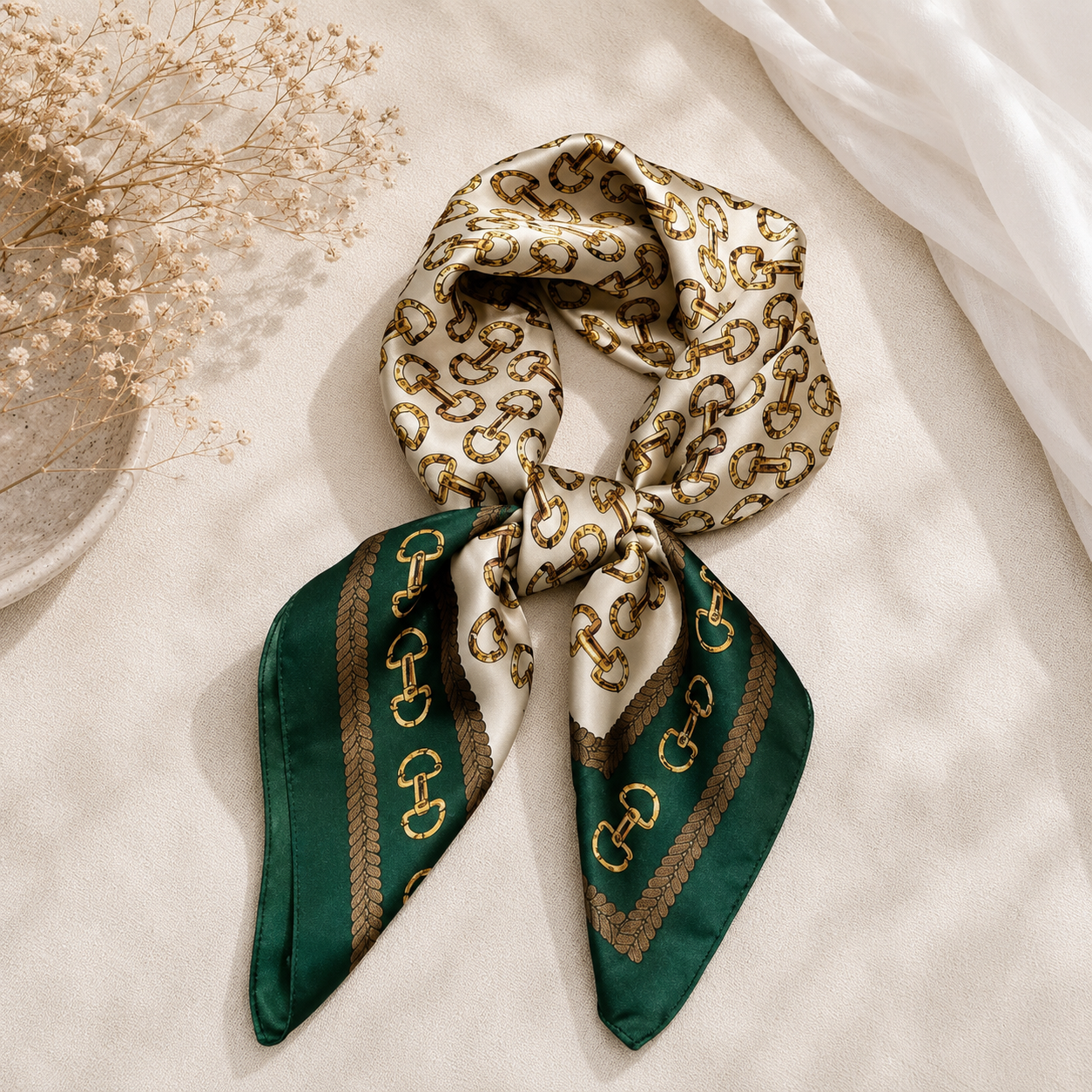 Olive Heritage Scarf