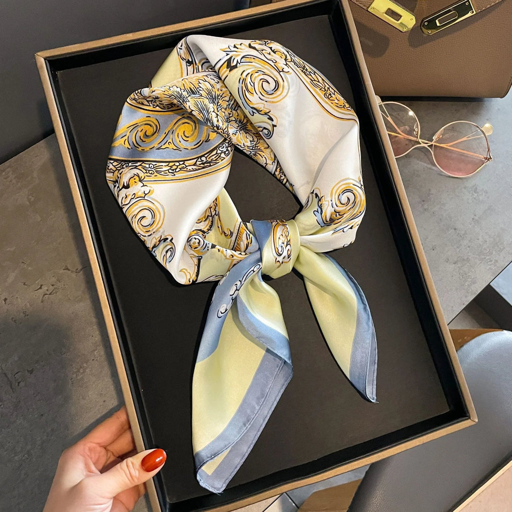 Royal Crest Silk Scarf