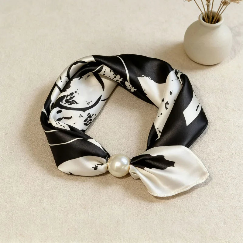 Luxury Pearl Chain Scarf