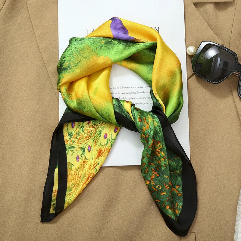 Royal Crest Silk Scarf