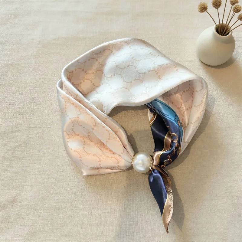 Luxury Pearl Chain Scarf