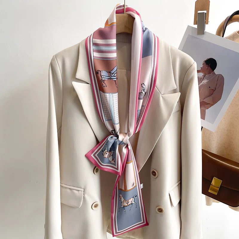 Luxury Twilly Silk Scarf