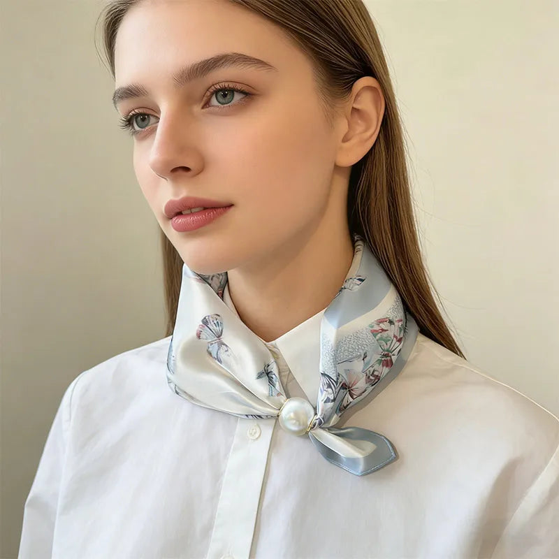 Luxury Pearl Chain Scarf