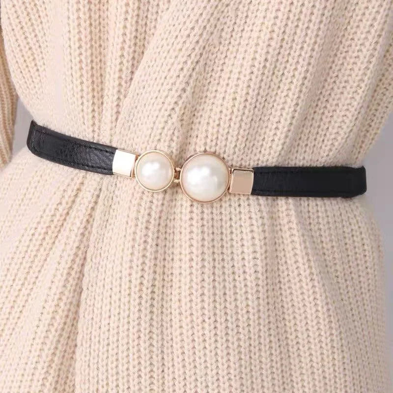 Pearl Charm Belt