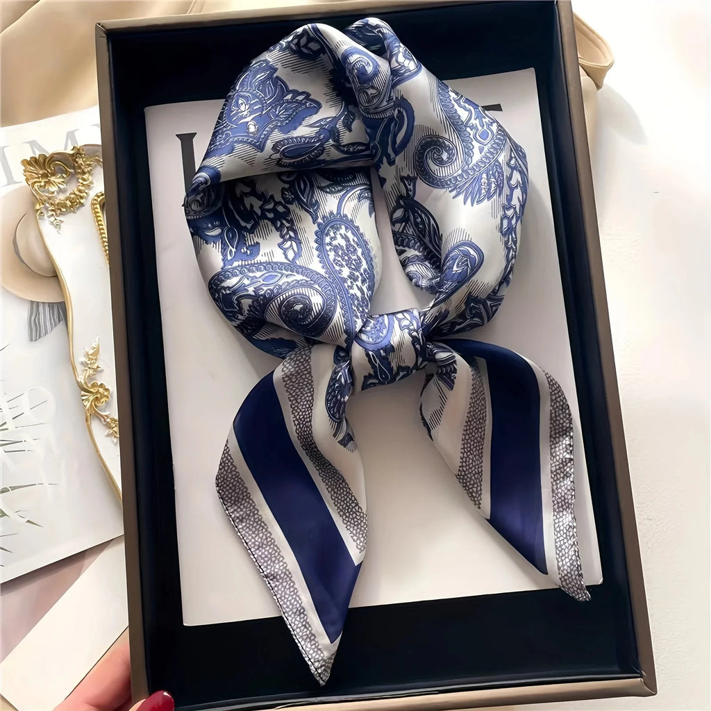 Wine Silk Scarf