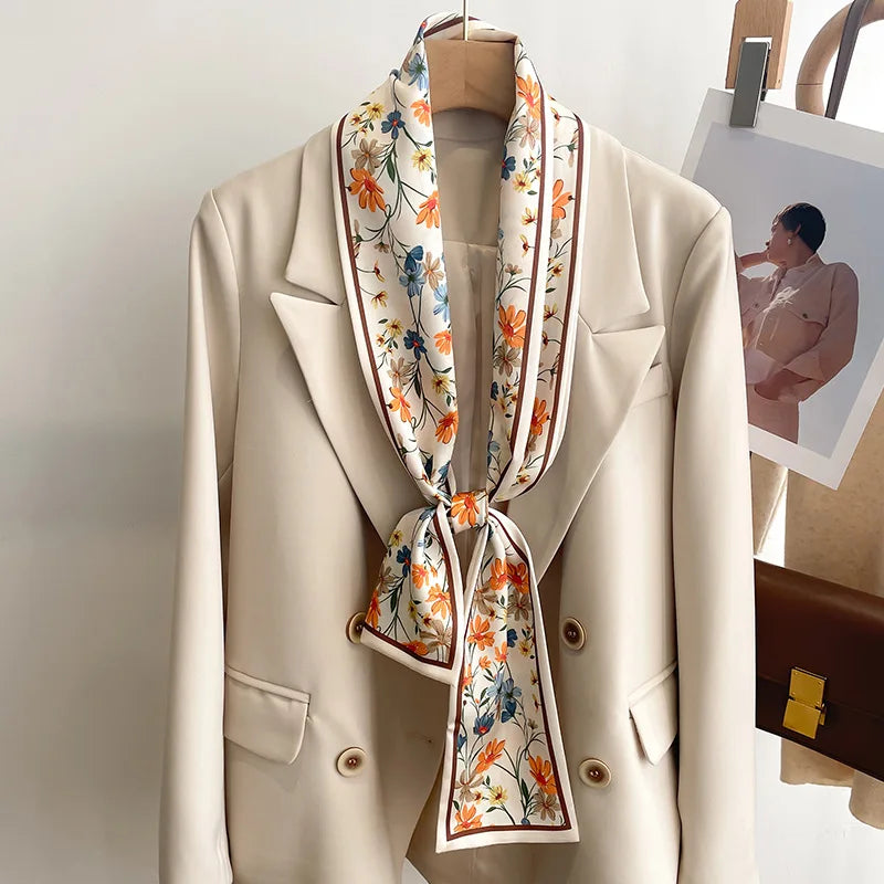 Luxury Twilly Silk Scarf