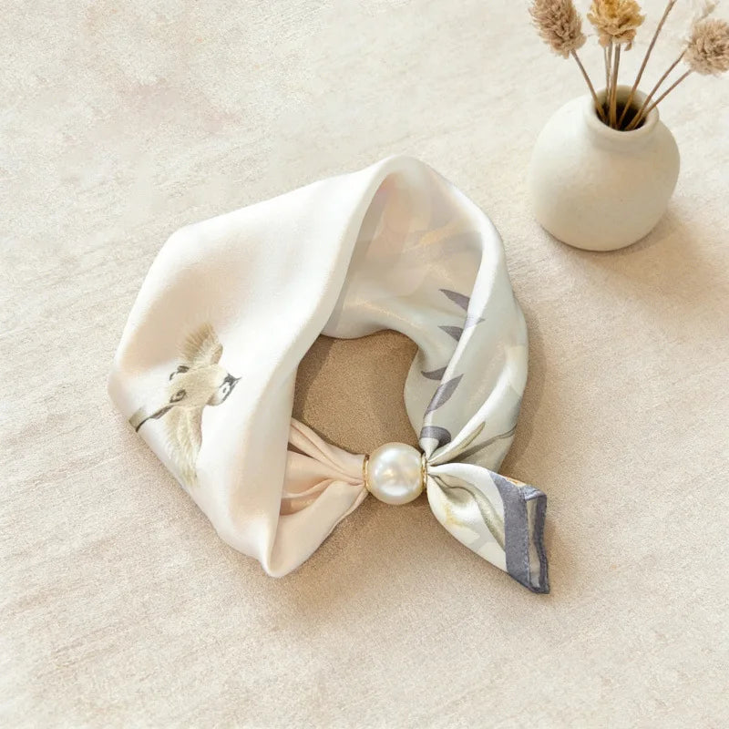 Luxury Pearl Chain Scarf