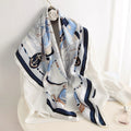 Signature Print Silk Scarf