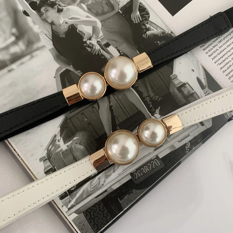 Pearl Charm Belt