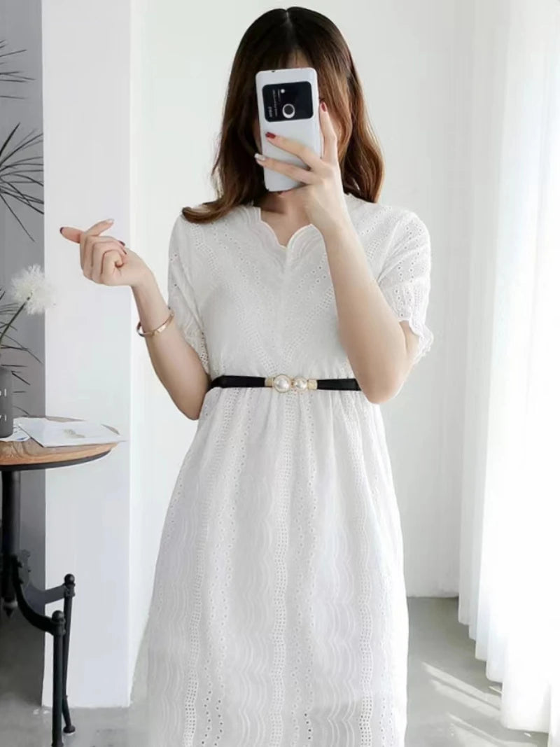Pearl Charm Belt