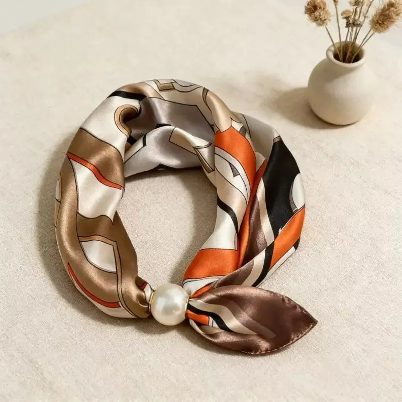 Luxury Pearl Chain Scarf