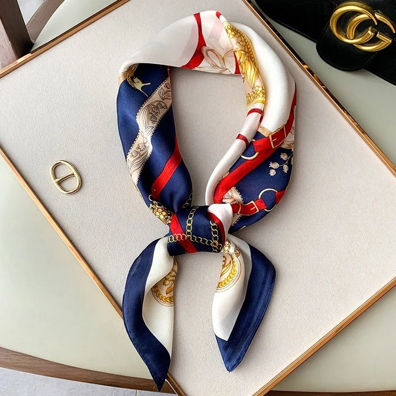 Royal Crest Silk Scarf