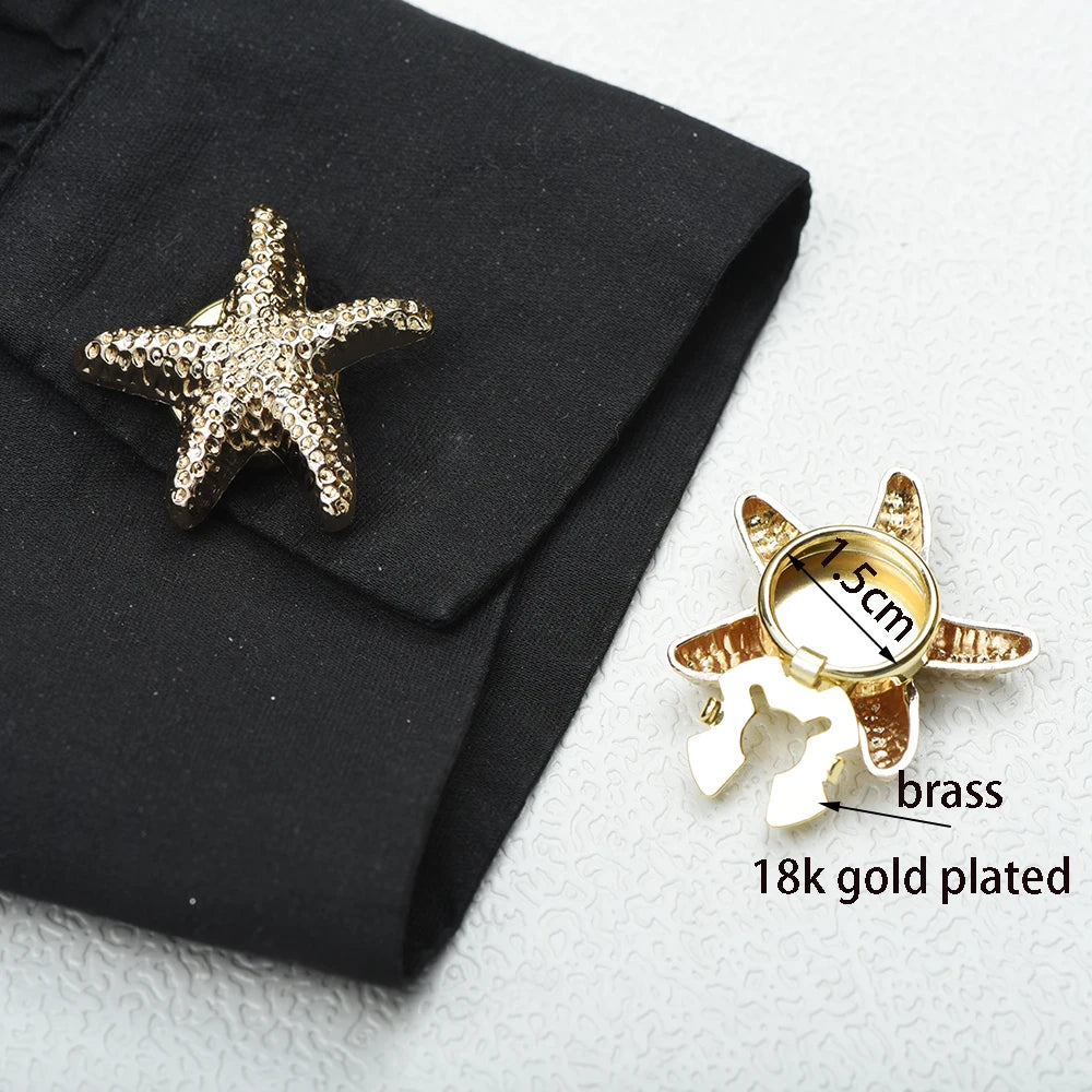 Starfish Button Covers