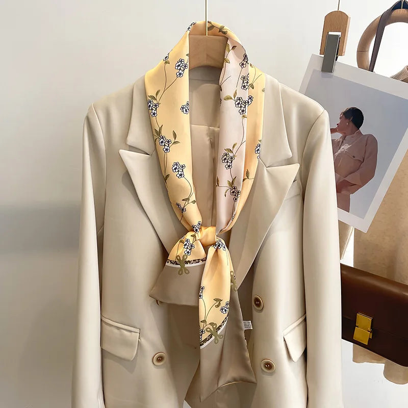 Luxury Twilly Silk Scarf
