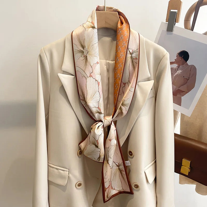Luxury Twilly Silk Scarf
