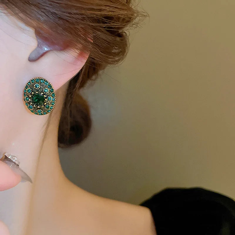 Emerald Bloom Earrings