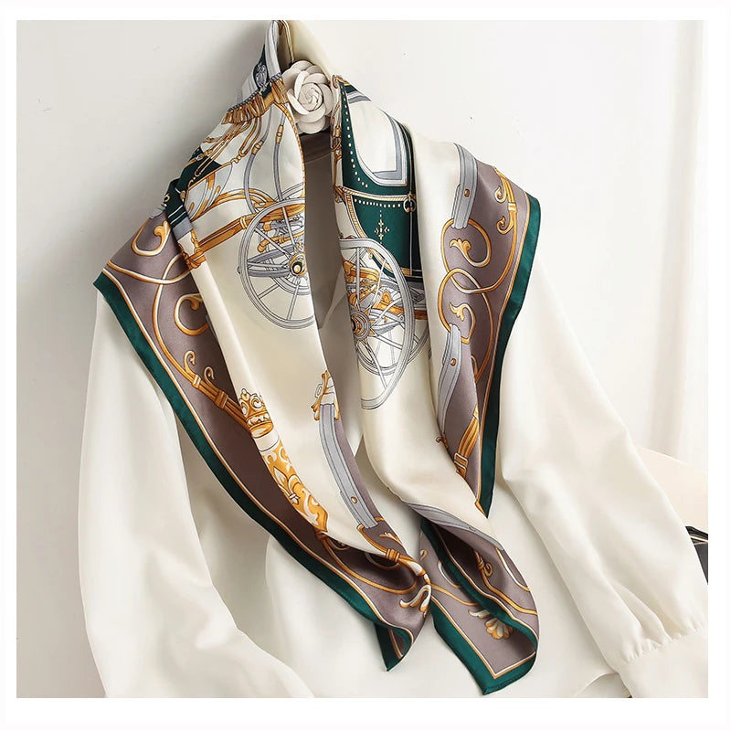 Signature Print Silk Scarf