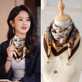 Magnetic Buckle Silk Scarf