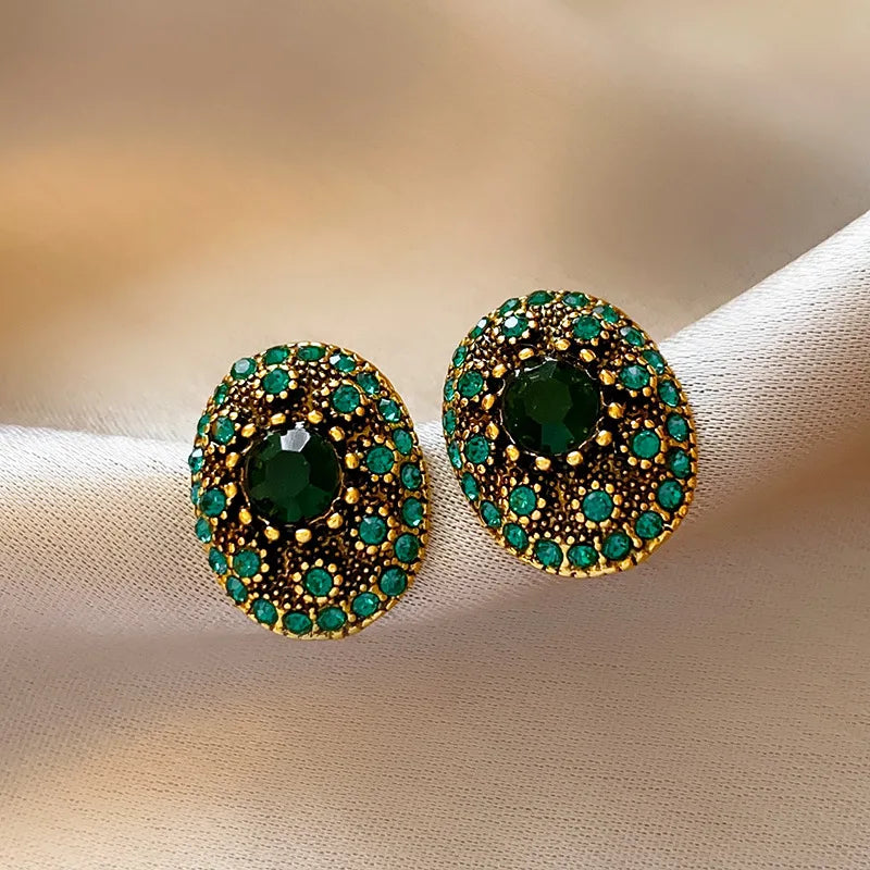 Emerald Bloom Earrings