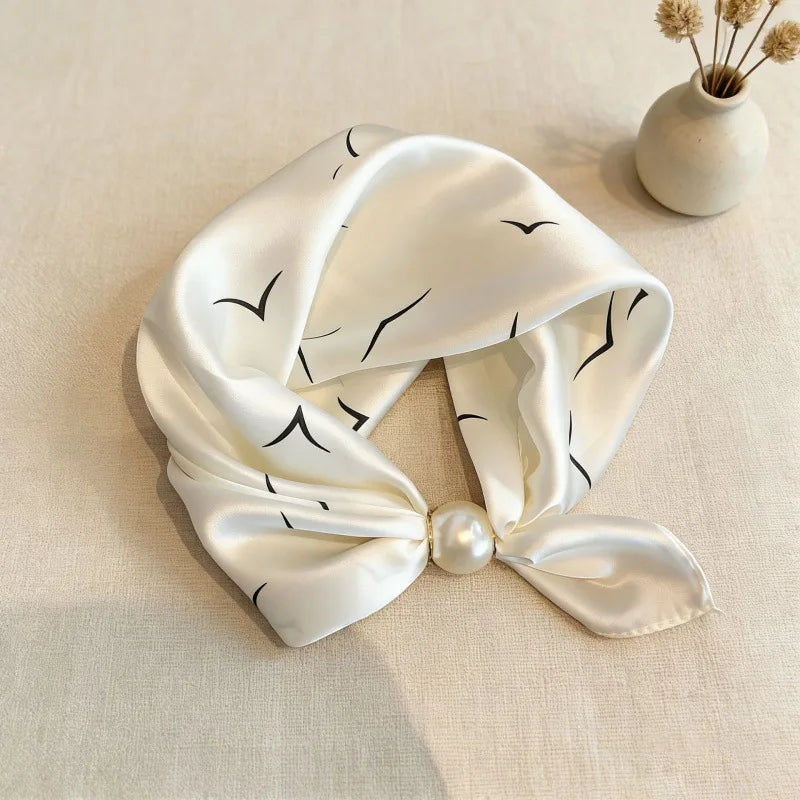 Luxury Pearl Chain Scarf
