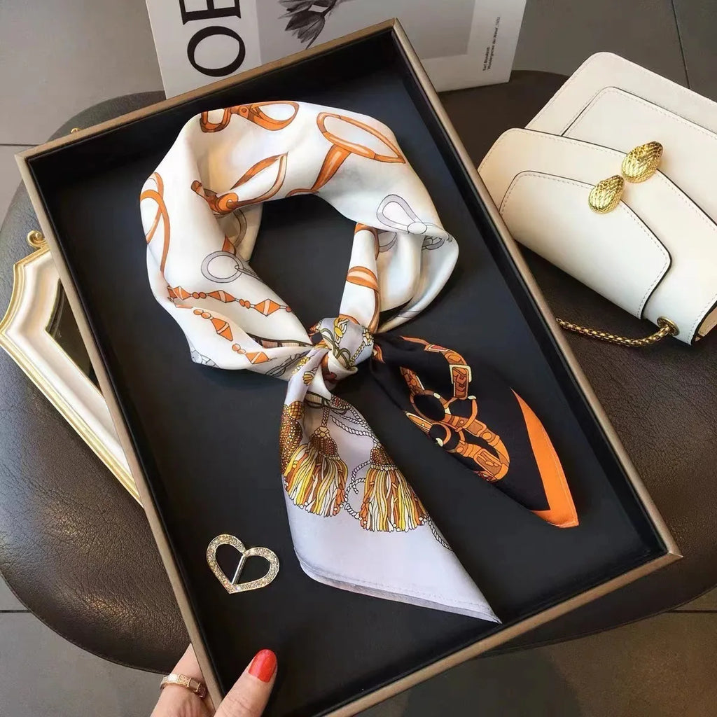 Royal Crest Silk Scarf