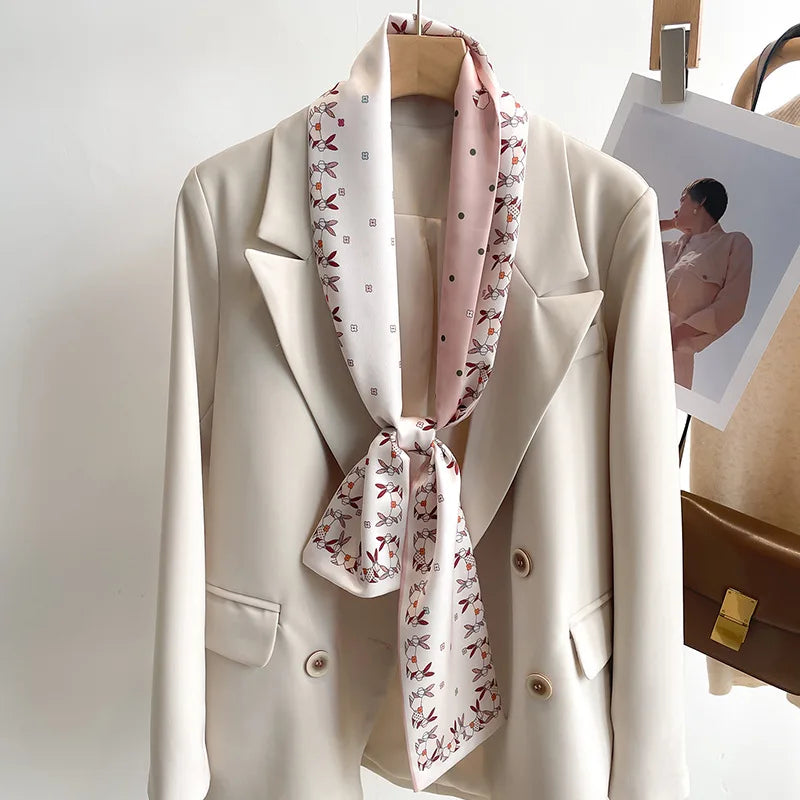 Luxury Twilly Silk Scarf