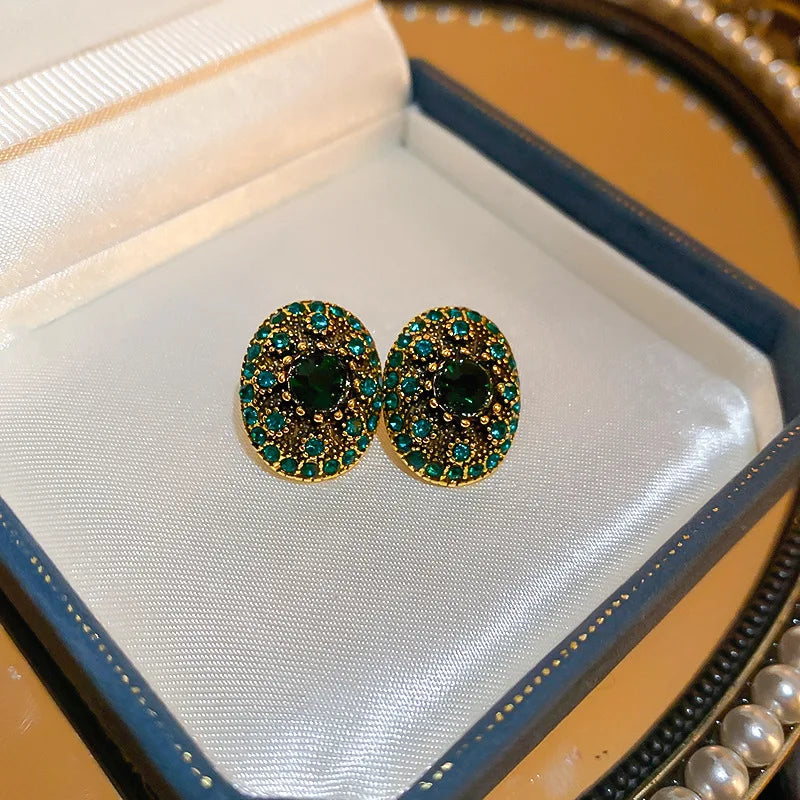 Emerald Bloom Earrings