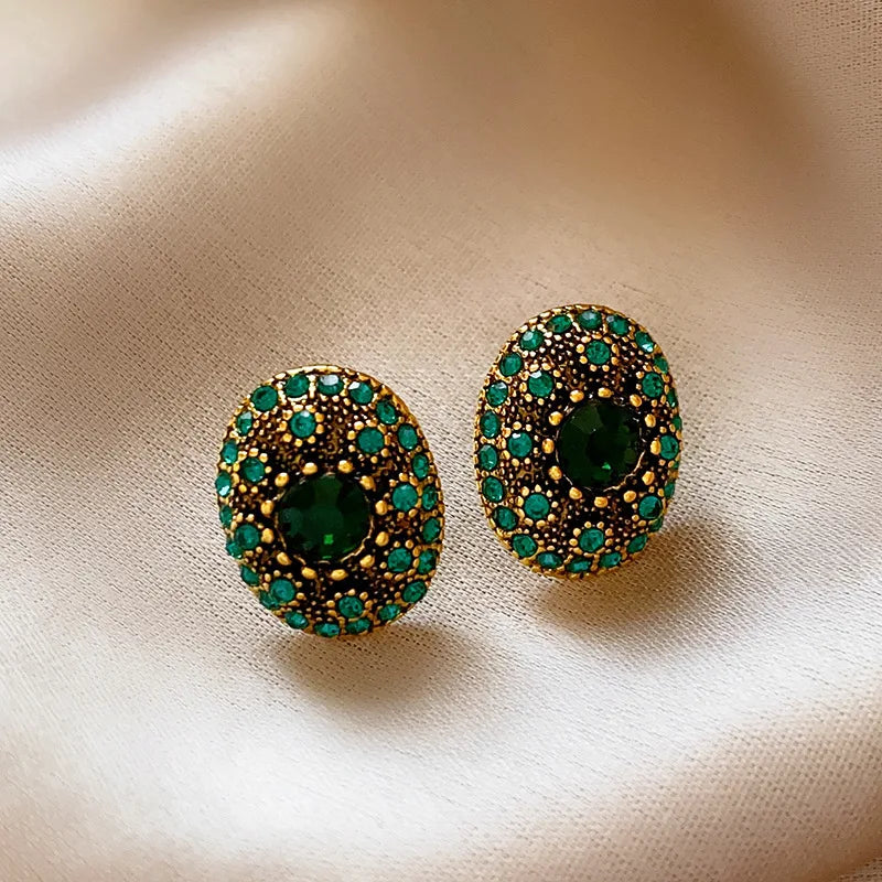 Emerald Bloom Earrings