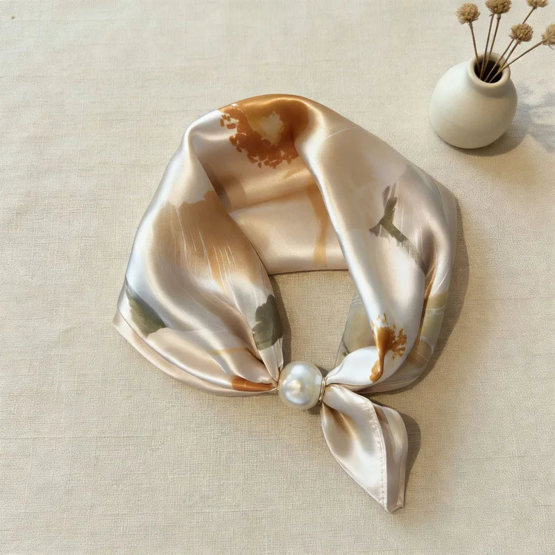 Luxury Pearl Chain Scarf