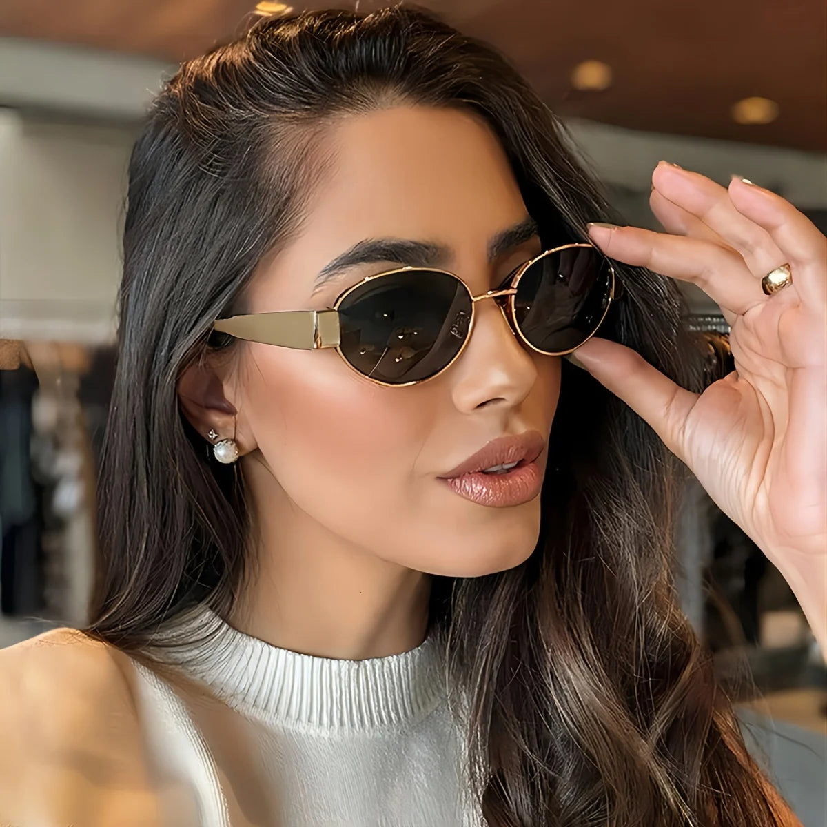 Monaco Oval Sunglasses