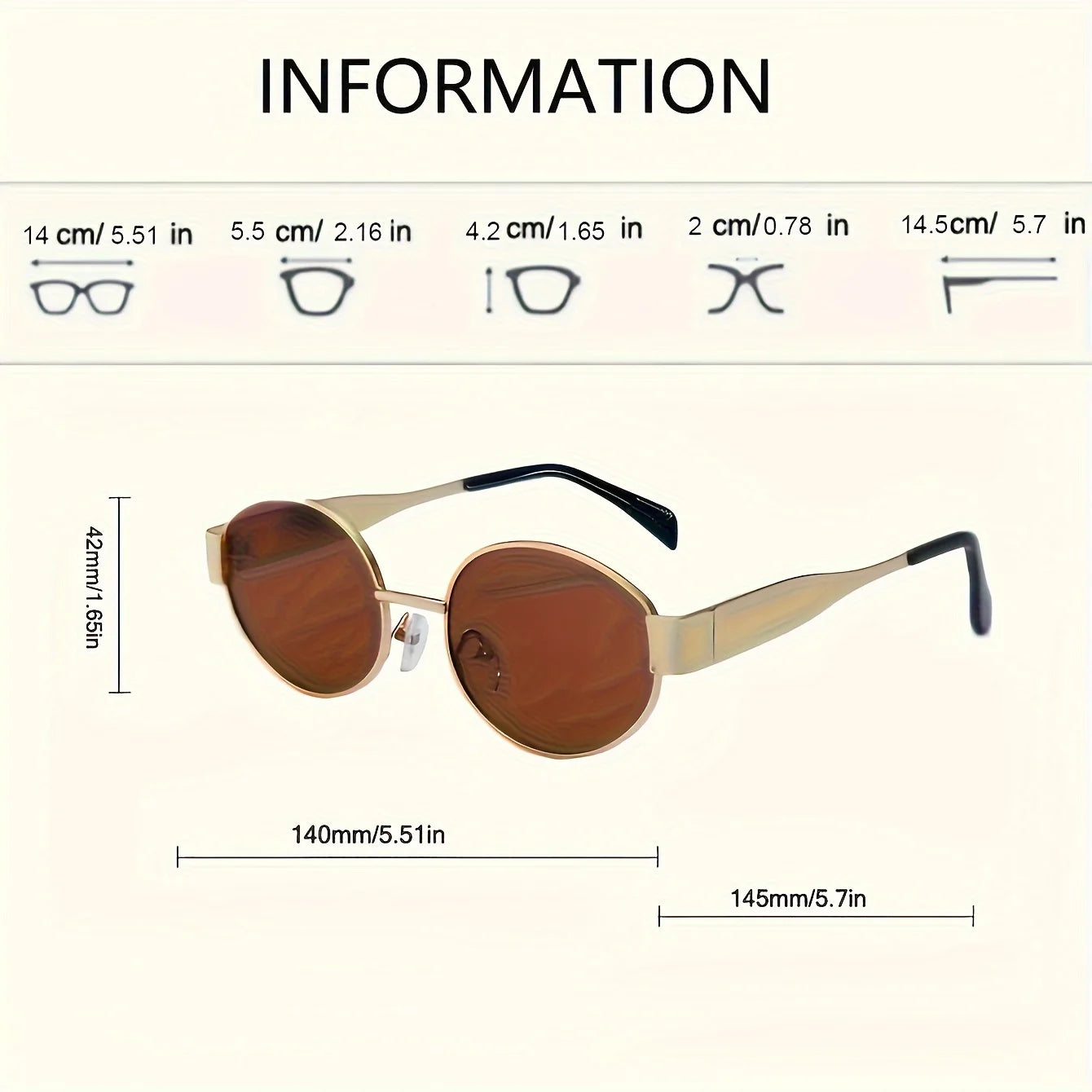 Monaco Oval Sunglasses